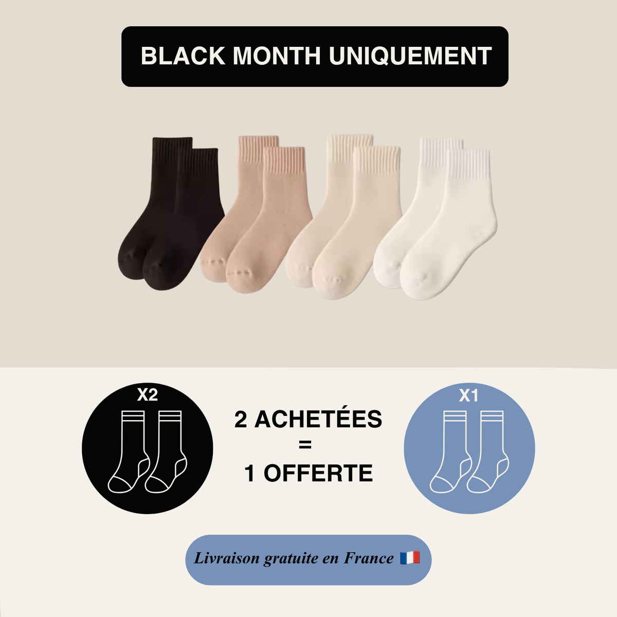 Chaussettes ultra confortables