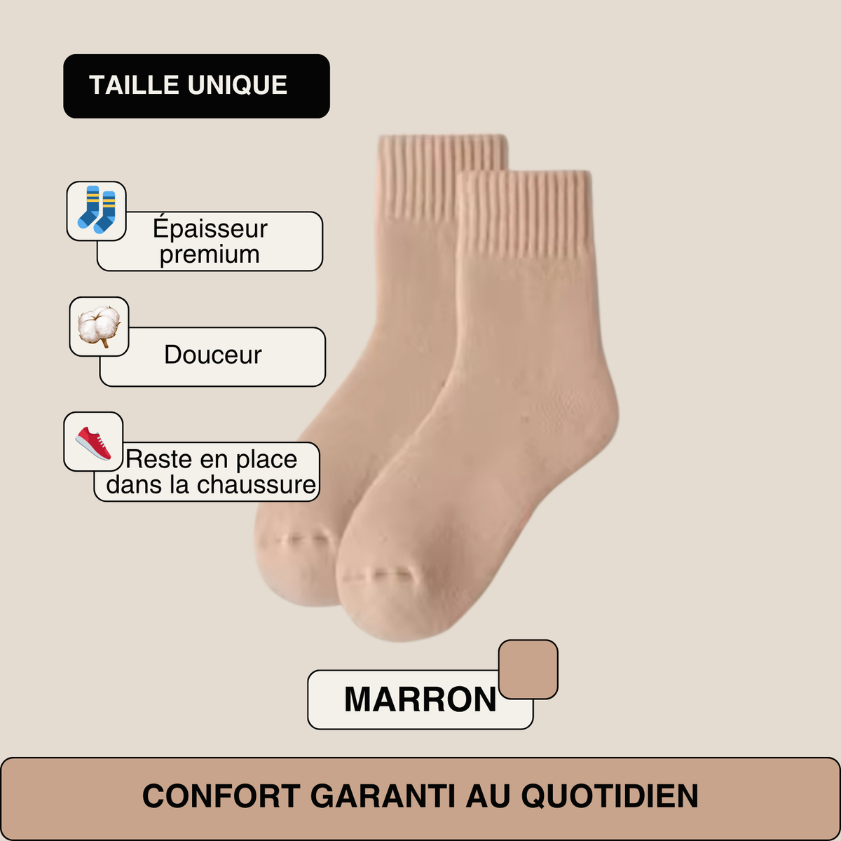 Chaussettes ultra confortables