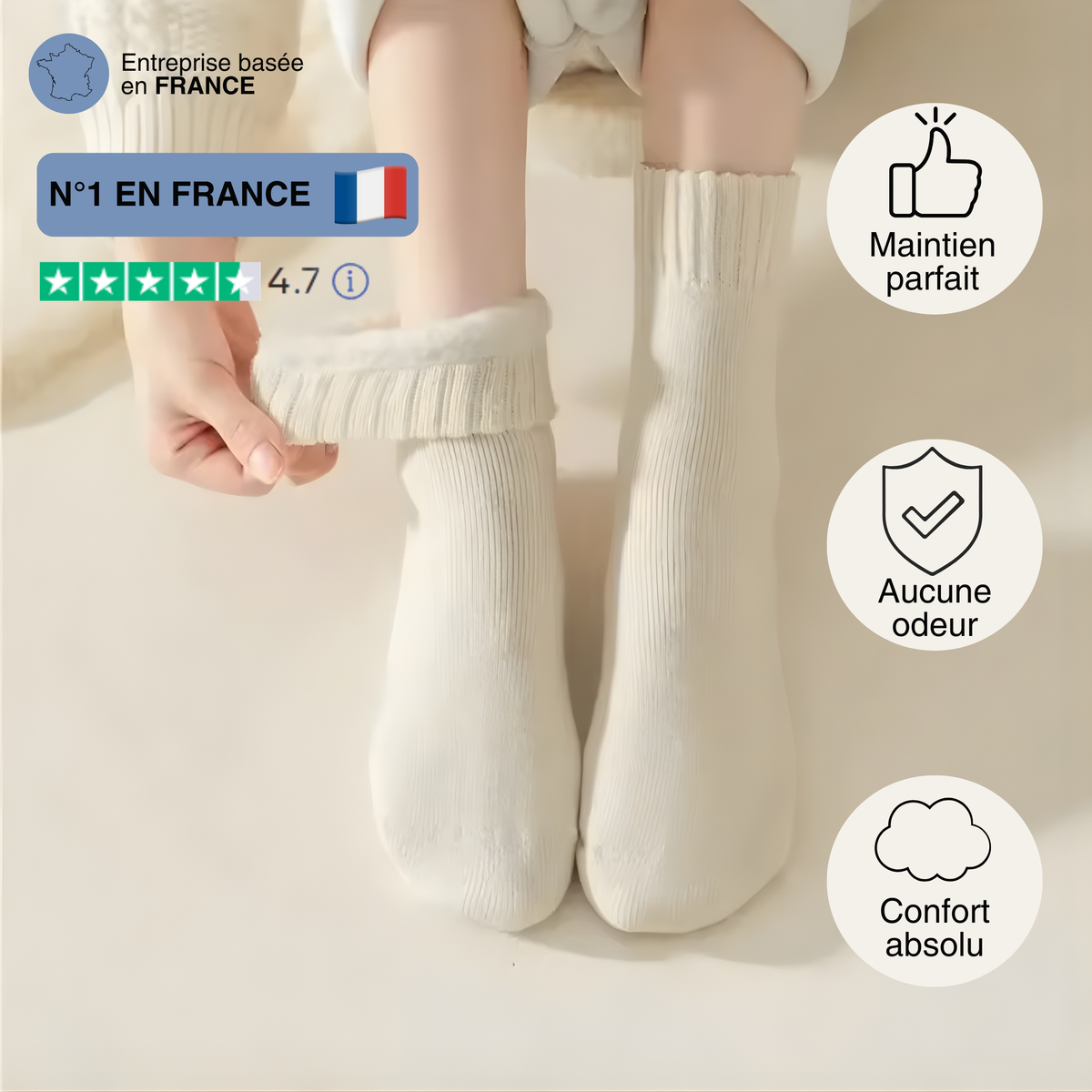 Chaussettes ultra confortables