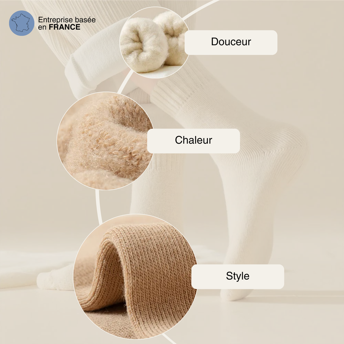 Chaussettes ultra confortables